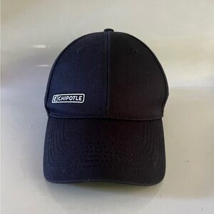 Chipotle Employee Crew Member Uniform Adjustable Black Cap Hat